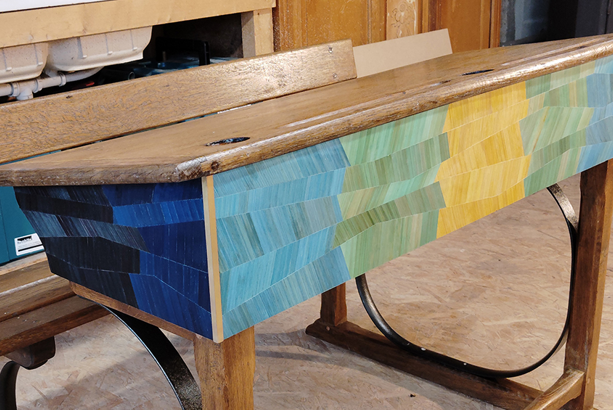 Relooking bureau d'ecolier